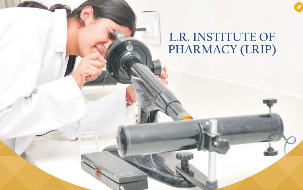 L.R institute of pharmacy